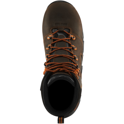 Pre-owned Danner ® Vicious Men's 6" Brown/orange Composite Toe (nmt) Work Boots 13879 -new
