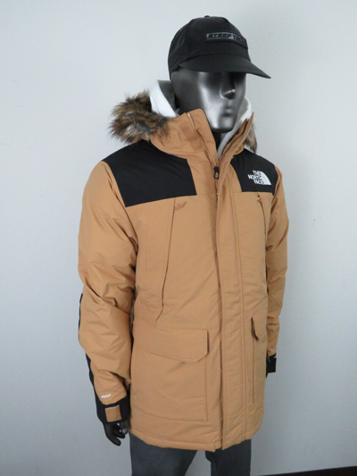 Pre-owned The North Face Mens  Mcmurdo 600-down Parka Insulated Winter Jacket - Almond In Black