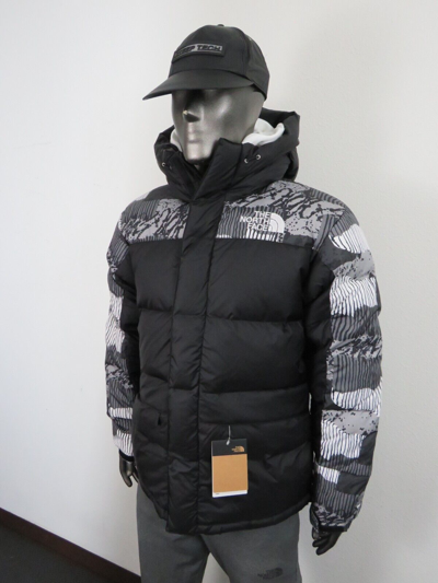 Pre-owned The North Face Mens  Himalayan 550-down Insulated Winter Parka - Black Yosemite In Tnf Black Yosemite Print / Tnf Black / Tnf White Logo