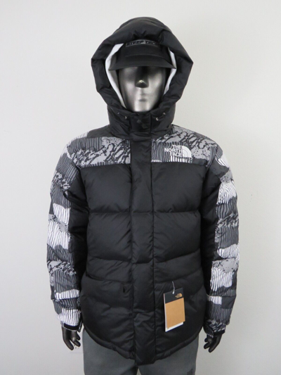 Pre-owned The North Face Mens  Himalayan 550-down Insulated Winter Parka - Black Yosemite In Tnf Black Yosemite Print / Tnf Black / Tnf White Logo