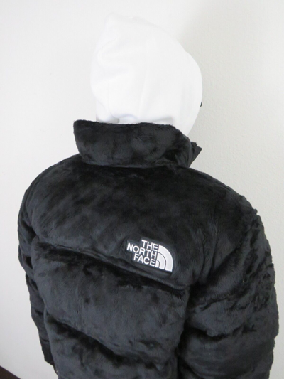 Pre-owned The North Face Mens  Versa Velour Nuptse 600-down Insulated Jacket - Tnf Black In Tnf Black / Tnf White Logo