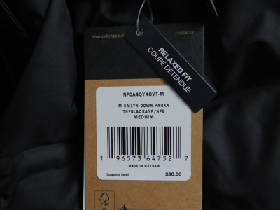 Pre-owned The North Face Mens  Himalayan 550-down Insulated Winter Parka - Black Yosemite In Tnf Black Yosemite Print / Tnf Black / Tnf White Logo