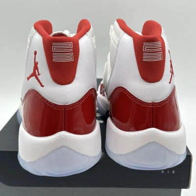 Pre-owned Jordan Brand Nike Air  11 Retro Gs Varsity Red Cherry 6.5y/8w 378038-116??