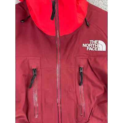 Pre-owned The North Face Dragline Ski Jacket Mens Medium Red Burgundy Hooded Snowboarding