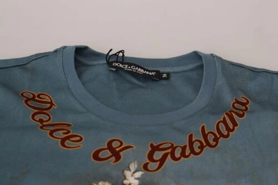 Pre-owned Dolce & Gabbana Dolce&gabbana Women Multicolor T-shirt 100% Cotton Angel Print Casual Top It 36