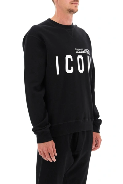 Shop Dsquared2 Icon Crew Neck Sweatshirt