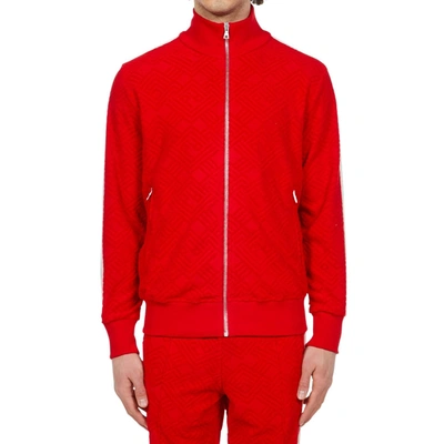 Shop Palm Angels Terry Track Jacket