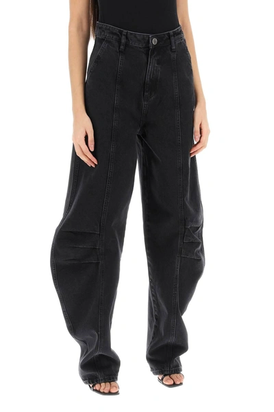Shop Rotate Birger Christensen Rotate Baggy Jeans With Curved Leg