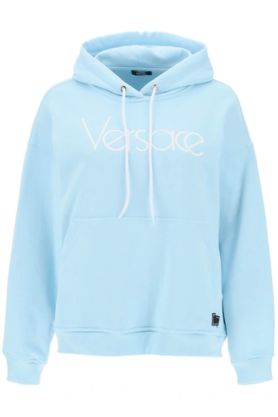 Shop Versace Hoodie With 1978 Re Edition Logo