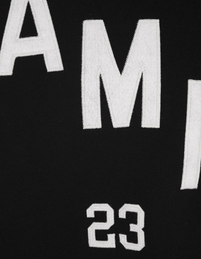 Shop Amiri Appliqué Sweatshirt In Black