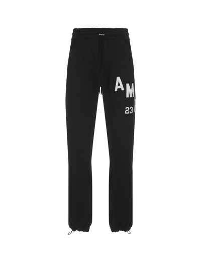 Shop Amiri Appliqué Joggers In Black