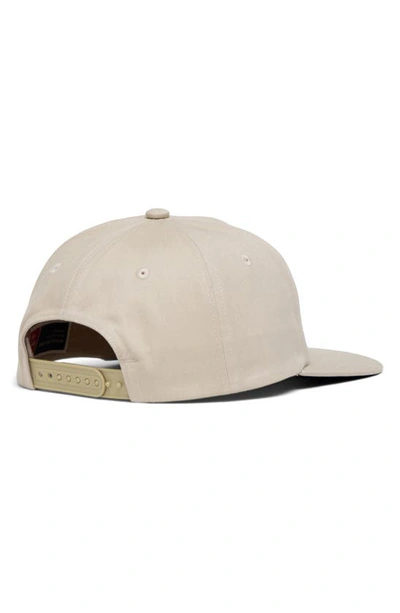 Herschel Supply Co Embroidered Water Repellent Baseball Cap In Pelican/ Peacoat