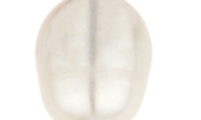 Ettika Cz & Imitation Pearl Double Chain Drop Earrings In Gold