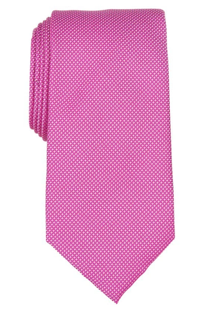Shop Ted Baker Textured Solid Silk Blend Tie In Pink