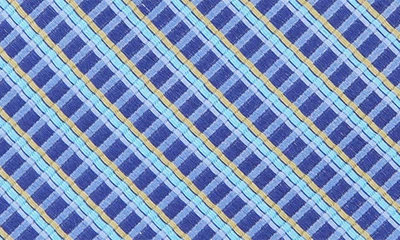 Shop Ted Baker Powels Stripe Silk Blend Tie In Navy