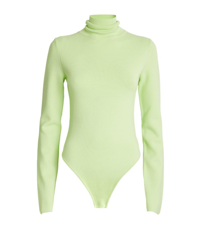 Shop Gauge81 Long-sleeve Puent Bodysuit In Green