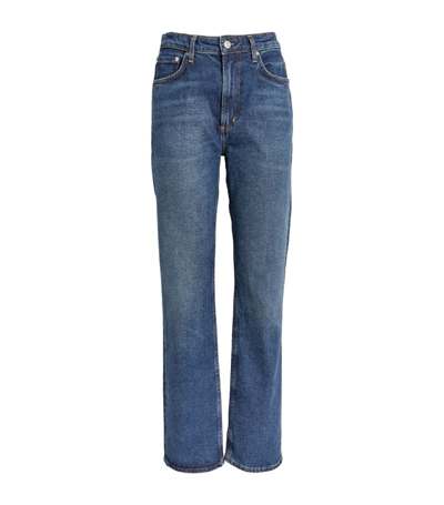 Shop Citizens Of Humanity Zurie High-rise Straight Jeans In Blue