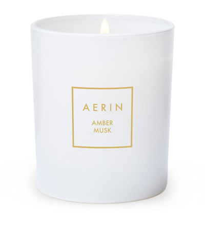 Shop Aerin Amber Musk Candle (200g) In Multi