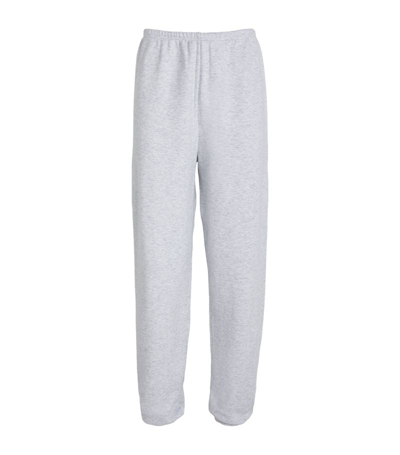 Shop Skims Fleece Tapered Classic Sweatpants In Grey