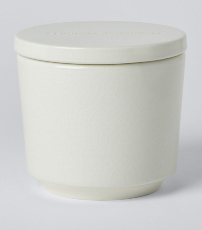 Shop Brunello Cucinelli 4-wick Thè Bianco Candle (16cm) In White