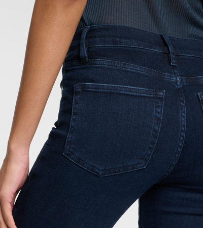 Frame Le High Flare Flared Jeans In Blue