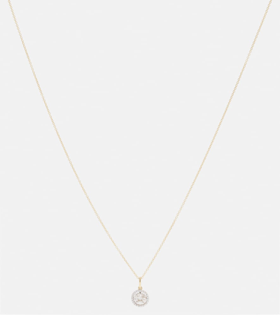 Shop Stone And Strand Framed Mosaic 10kt Yellow Gold Necklace With Diamonds
