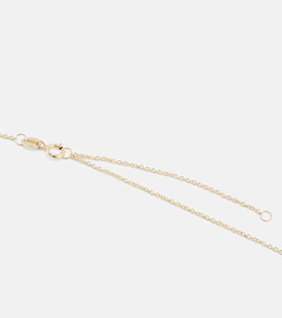 Shop Stone And Strand Framed Mosaic 10kt Yellow Gold Necklace With Diamonds