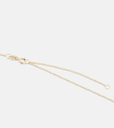 Stone And Strand Framed Mosaic 10kt Yellow Gold Necklace With Diamonds In Gold