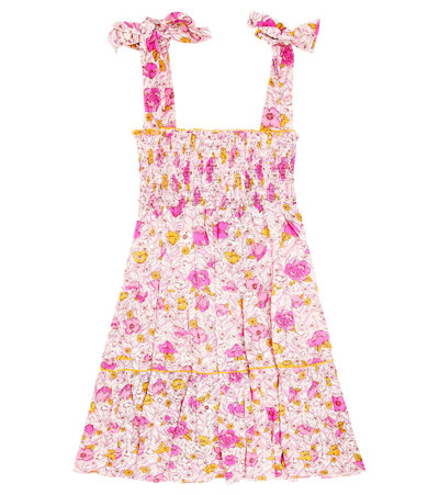 Shop Poupette St Barth Triny Floral Dress In Pink