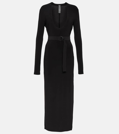 Shop Norma Kamali Jersey Maxi Dress In Black