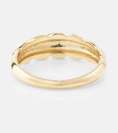 Shop Stone And Strand Brioche 10kt Yellow Gold Ring