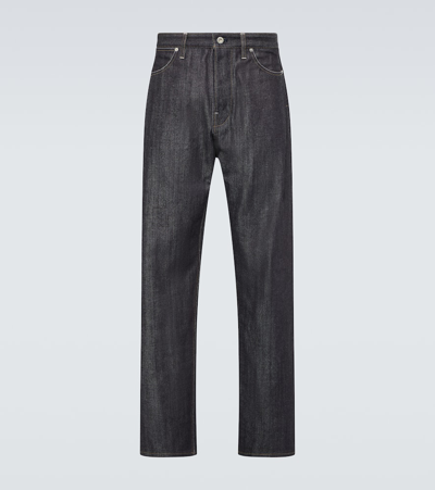 Shop Jil Sander Straight Jeans In Blue