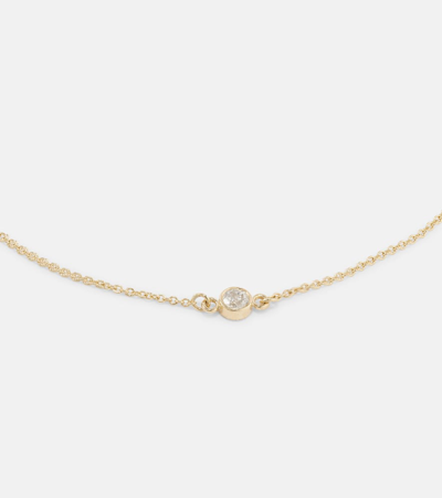Stone And Strand 14kt Gold Bracelet With Diamonds In Gold