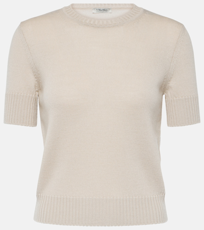 S Max Mara Berge Wool Sweater In Beige
