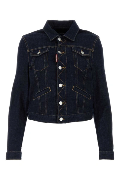 Shop Dsquared2 Dsquared Jackets In Blue