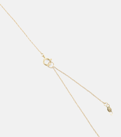 Stone And Strand 10kt Yellow Gold Necklace With Diamonds In Gold