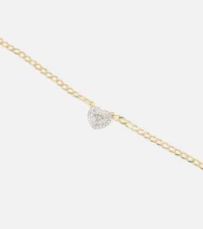 Stone And Strand 10kt Gold Necklace With Diamond In Gold