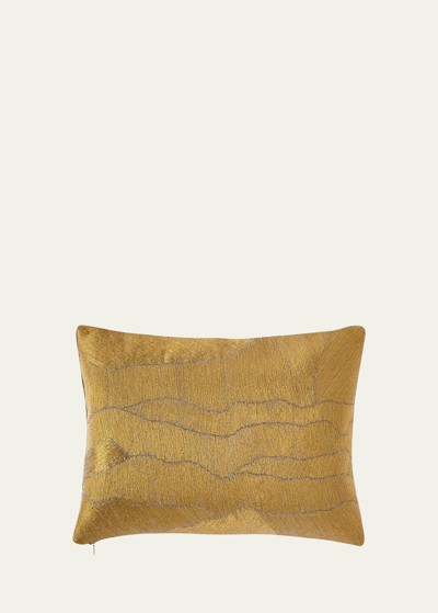 Shop Michael Aram After The Storm Decorative Pillow In Gold