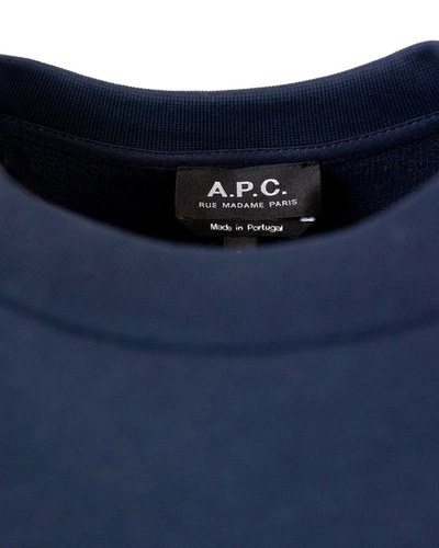 Shop Apc A.p.c. Sweatshirt In Blue