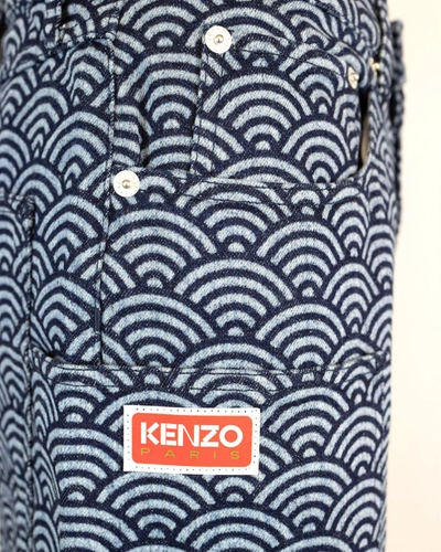 Shop Kenzo Jeans In Denim Blue