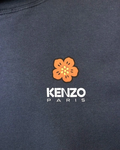 Shop Kenzo Sweatshirt In Blu Notte