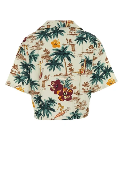 Shop Miu Miu Shirts In Exotic