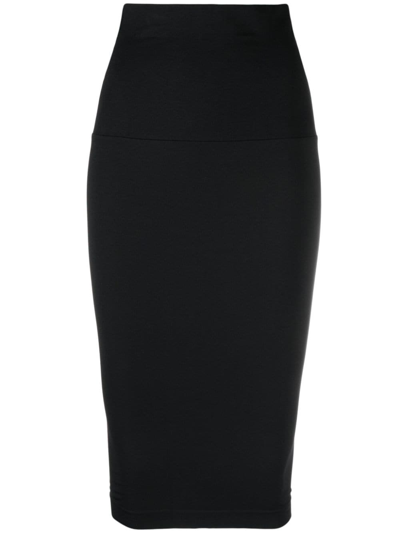 Shop Wolford Enrica Pencil Midi Skirt In Black