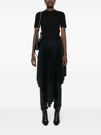 Shop Givenchy 4g Jacquard Top In Black