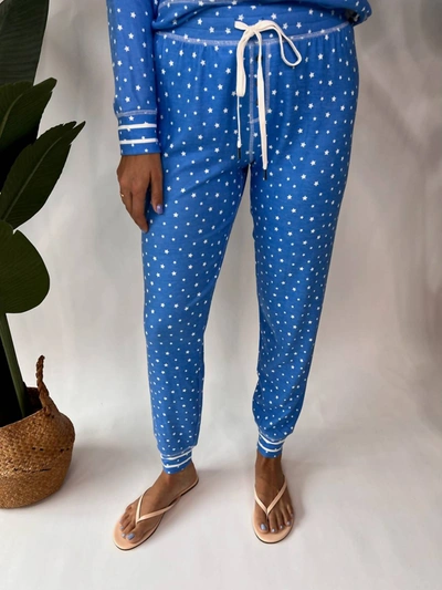 Shop Pj Salvage Star Jam Pant Tranquil In Tranquil Blue