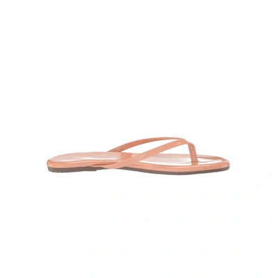 Shop Tkees Foundations Gloss Sandal In Nude Beach In Brown