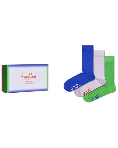 Shop Happy Socks 3pk Color Smash Socks Gift Set In Multi