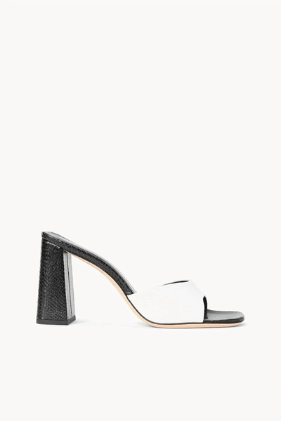 Shop Staud Sloane Heel In Black/white In Multi