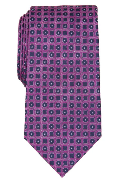 Shop Ted Baker Warren Neat Silk Blend Tie In Magenta