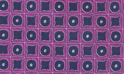 Ted Baker Warren Neat Silk Blend Tie In Magenta